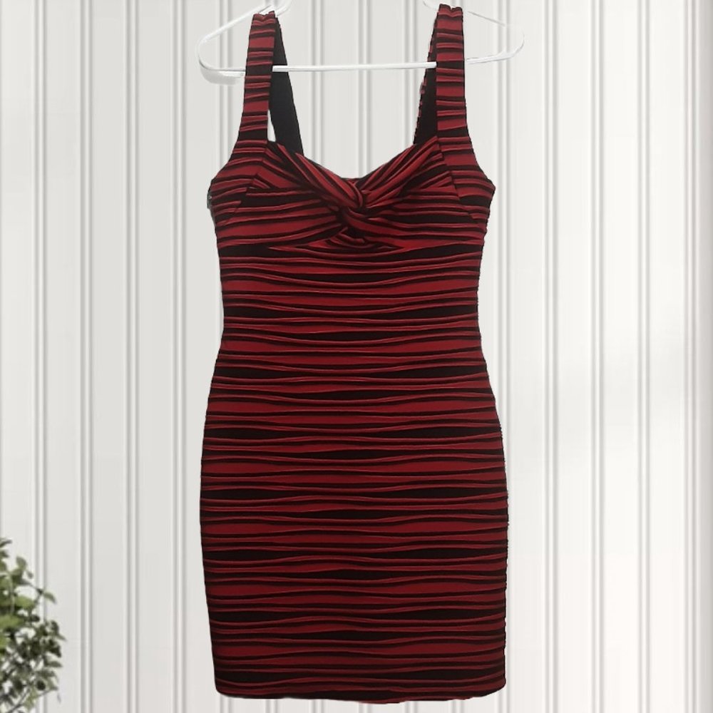 M | SubWay | Twisted Chest Mini Body-Con Dress